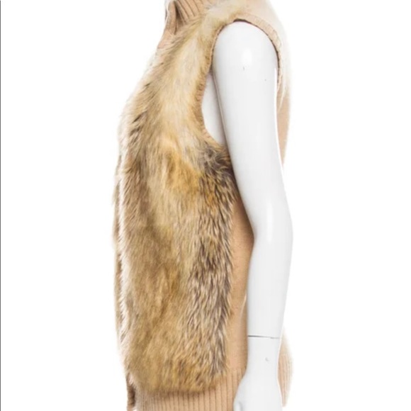 Michael Kors Faux Fur Vest - Picture 2 of 3